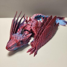 3D打印飞龙翅膀关节可动模型玩具生日学生礼物道具手办摆台