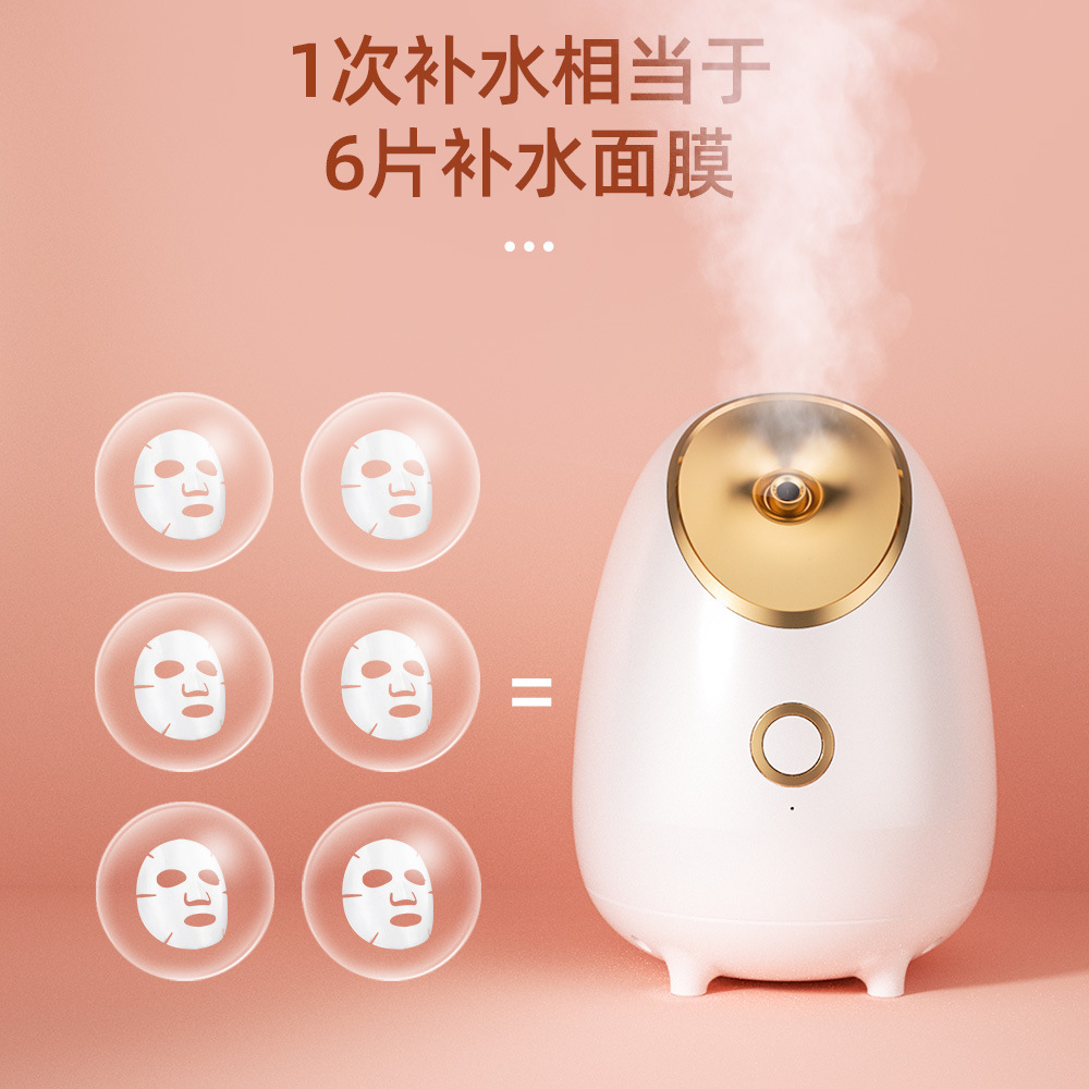 Spray Facial Steamer Steam Hydrating Small Household Facial Fumigation Moisturizing Moisturizing Beauty Instrument Ionic Facial Steamer Facial Vaporizer