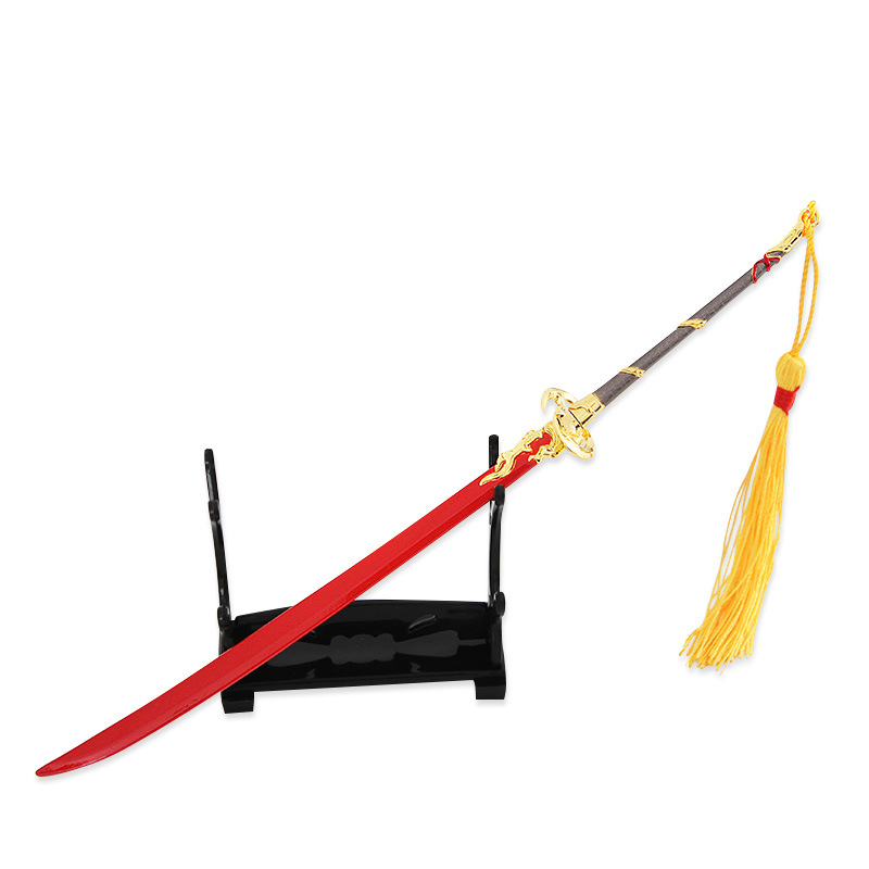 铄捷永劫无间游戏 阴阳师赤影妖刀金属武器摆件兵器收藏玩具22cm