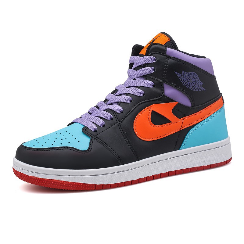 aj男鞋秋冬新款aj高帮空军一号情侣板鞋青少年中学生篮球运动鞋女