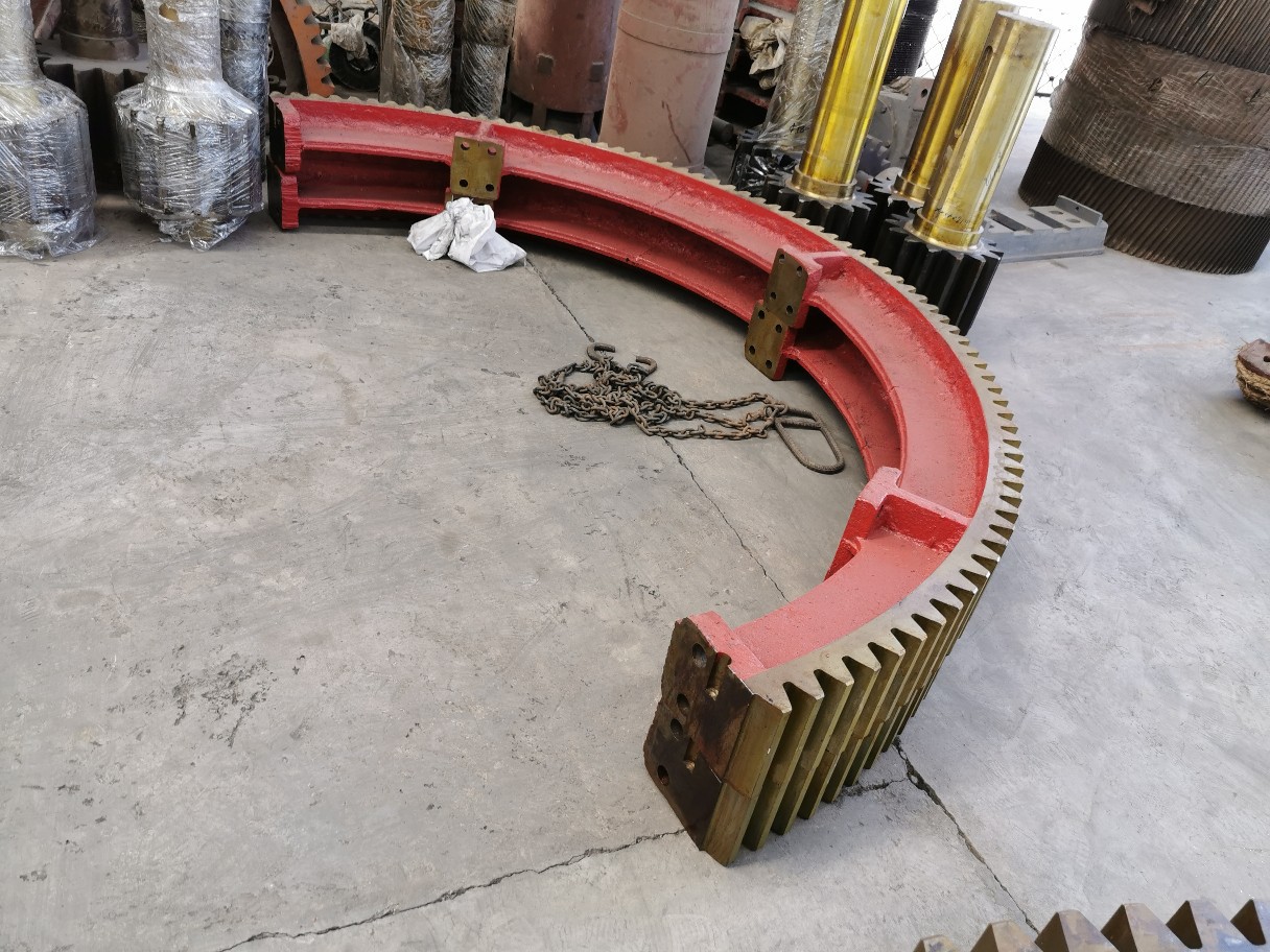 风行电力回转窑大齿轮带筋回转炉托轮厂家配套件