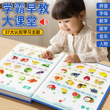 会说话的儿童早教有声书宝宝益智启蒙学习机可充电玩具发声点读书