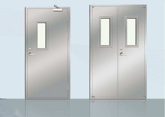 商铺防火门钢制隔热门隔音密闭洁净门医院车间楼道逃生安全门