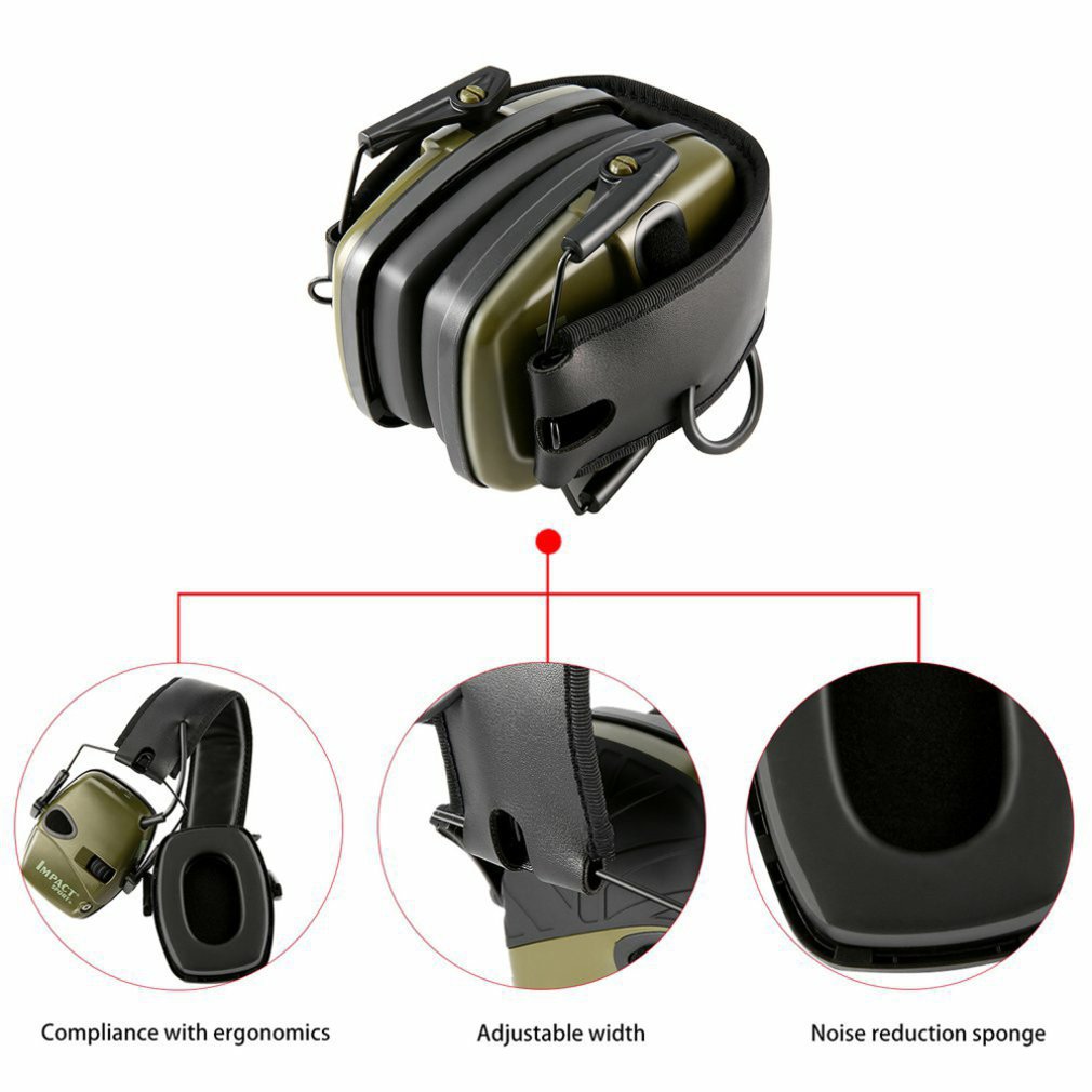 Cross-Border Outdoor Hunting Tactical Noise Reduction Headset Machine Intelligent Sound Insulation Noise Reduction Ear Muff