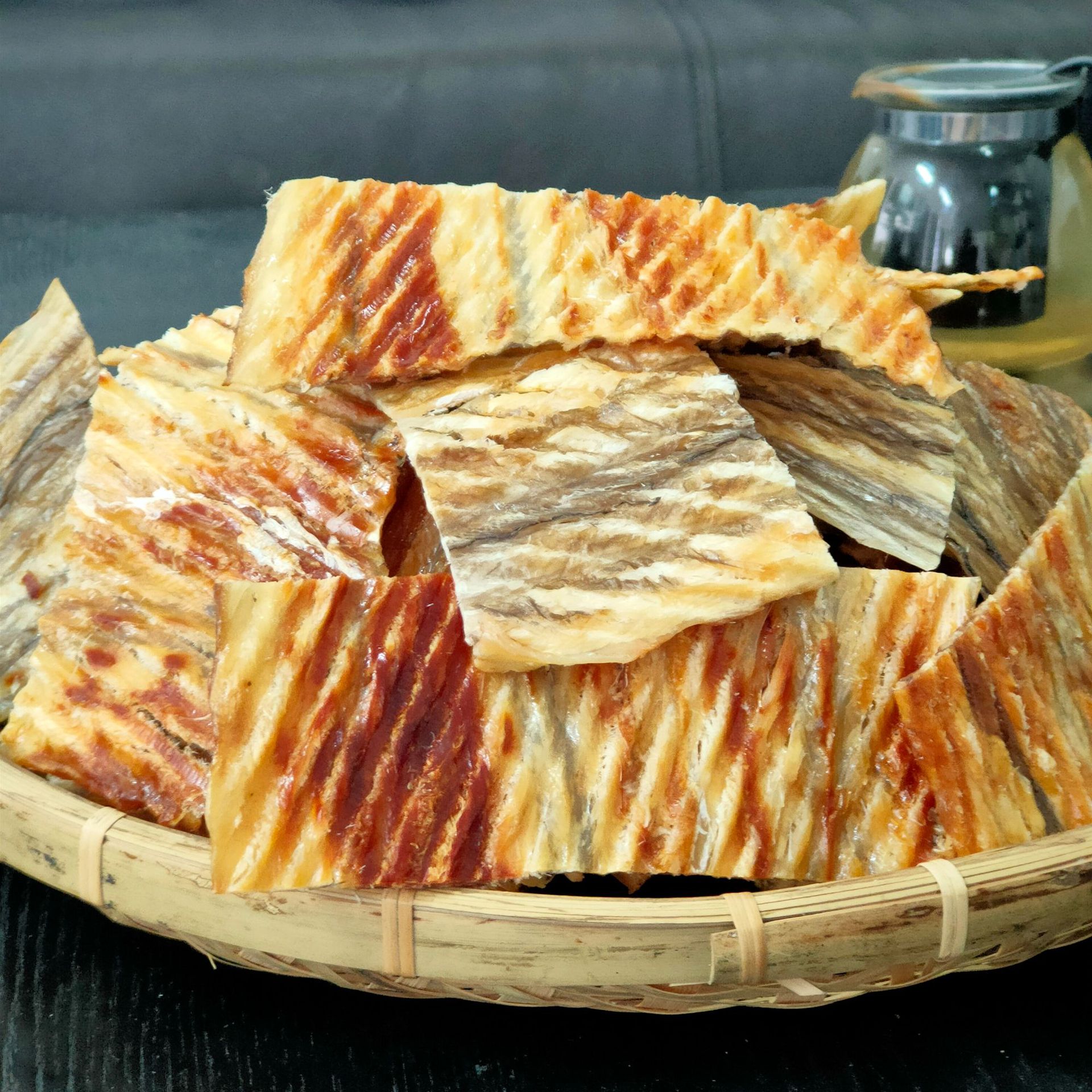 舟山现烤风味鳗鱼片铁板煎烤海鳗块即食海鲜休闲袋装零食批发