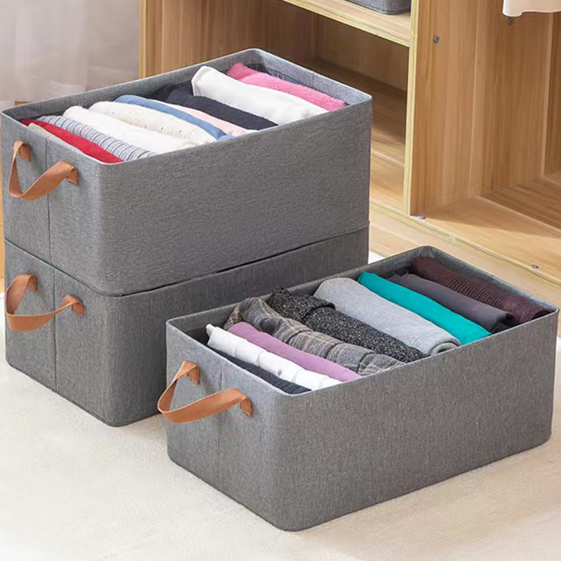 Tiktok Cationic Storage Box Portable Foldable Storage Box Factory without Lid Household Large Capacity Storage Box Wholesale