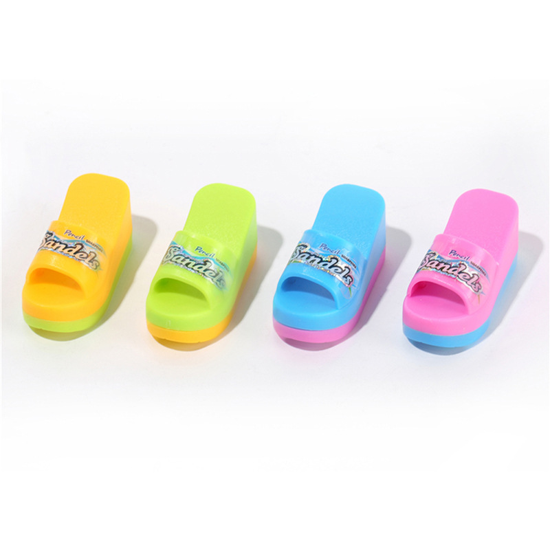 creative cute cartoon slippers shape penknife primary school students pencil shapper factory direct supply children‘s stationery articles