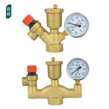 自动泄压安全阀黄铜防爆锅炉减压阀地暖分水器排气阀泄压阀铜配件