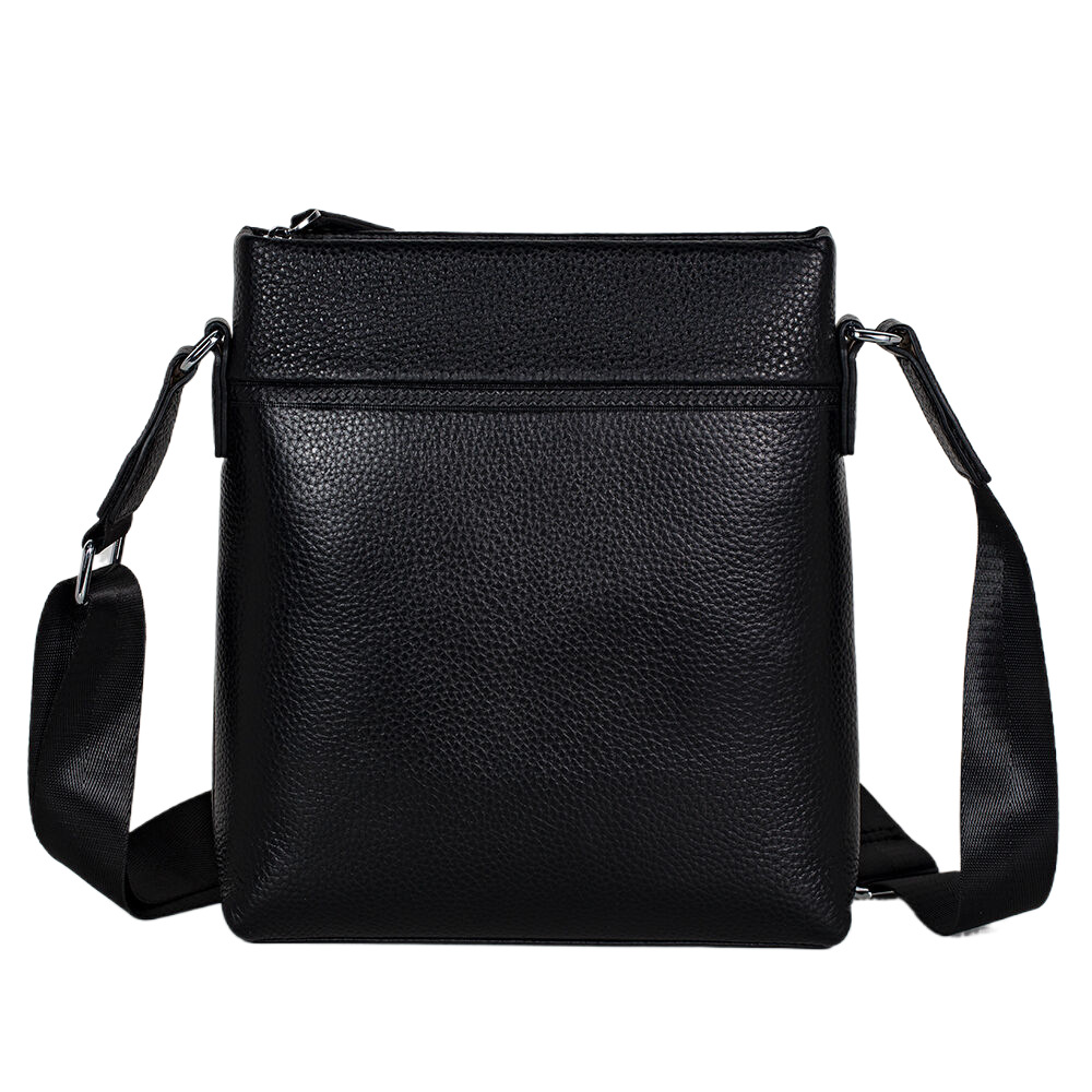 日韩系潮牌男士单肩包竖款斜挎包真皮男包头层牛皮潮流时尚休闲包