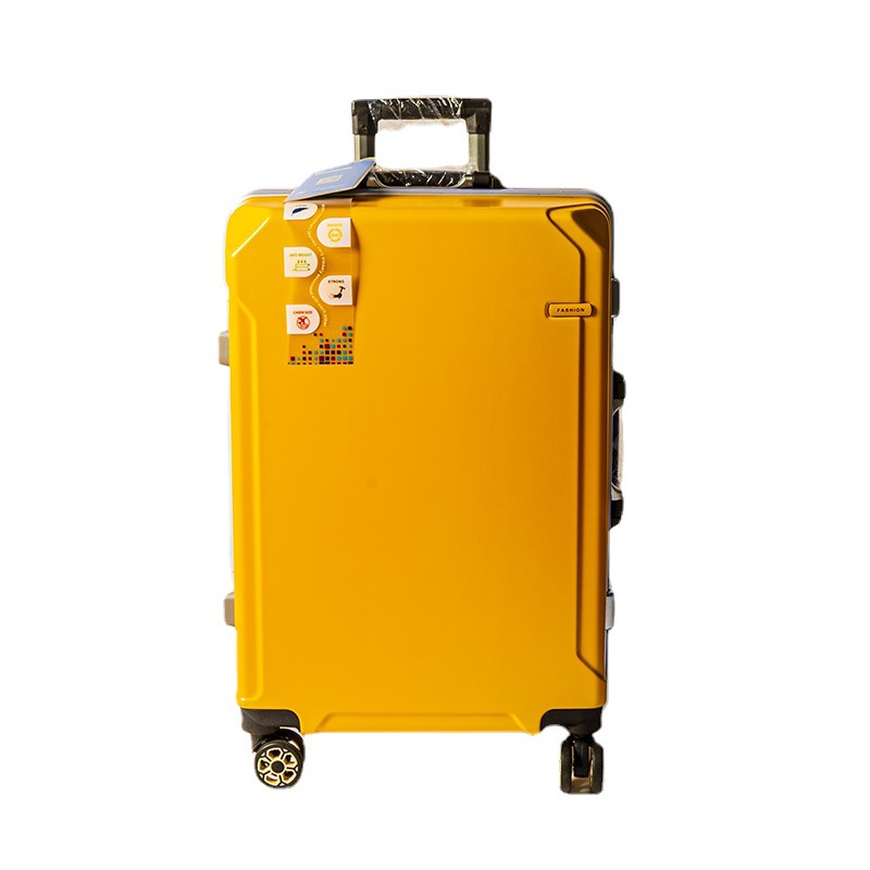 New Aluminium Frame Luggage Large Capacity Luggage Travel Suitcase Fashion Universal Wheel Lock Box Men and Women Same Style