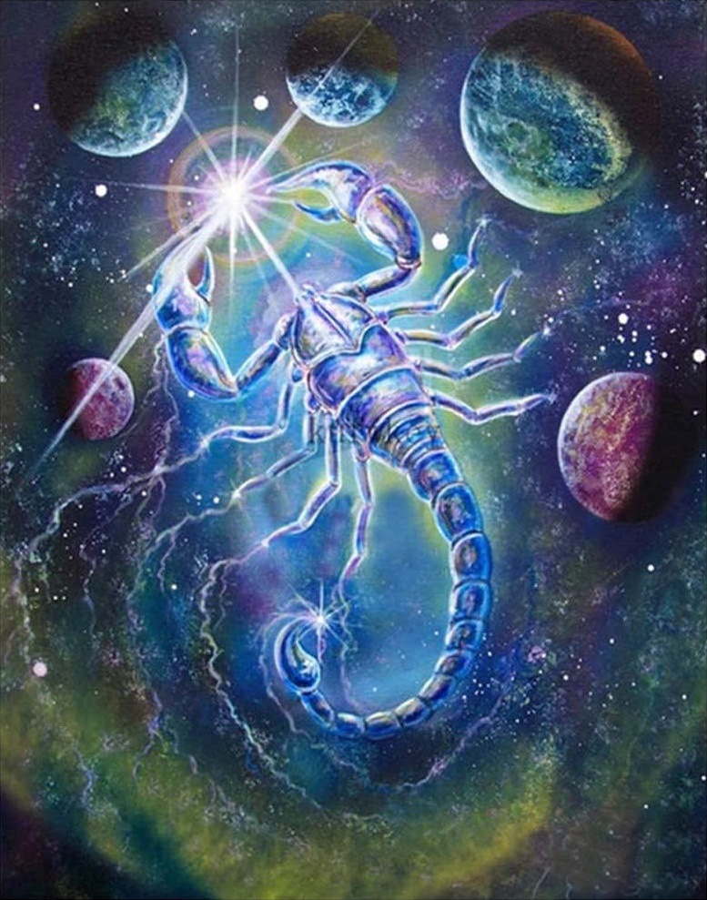 蝎子星座 满钻 钻石画 厂家货源