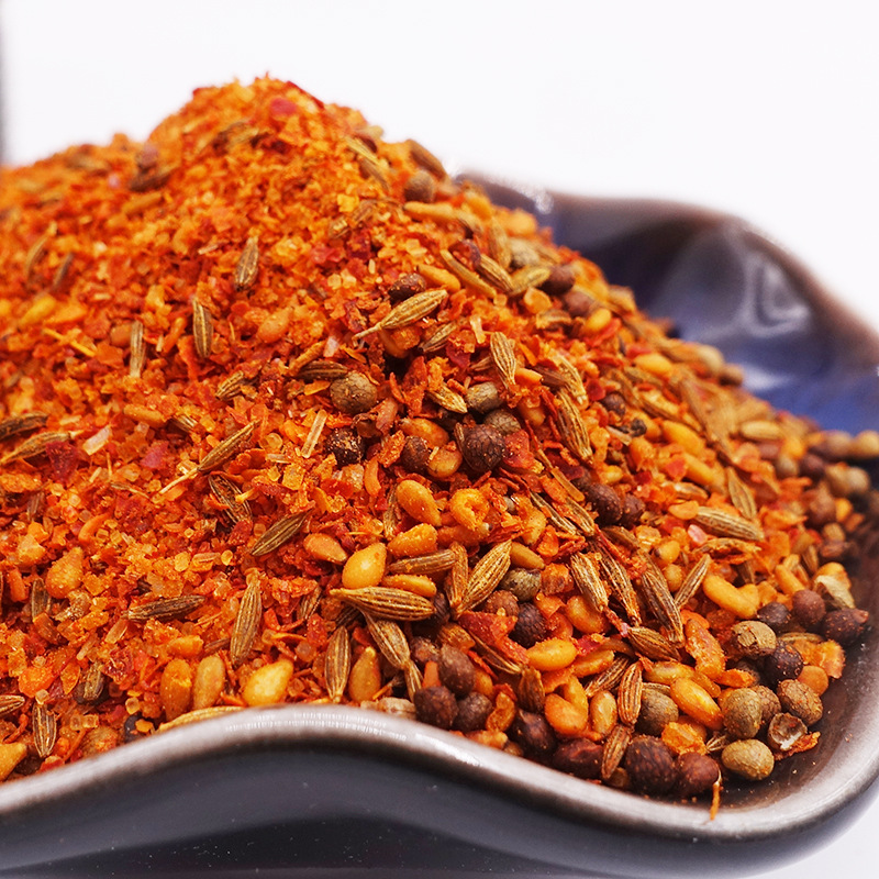 乐畅烧烤撒料130g微辣调料孜然粉烤肉蘸料油炸腌料香辣羊肉串批发