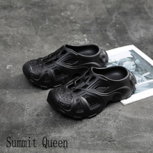Summit Queen品牌源头工厂批发大牌平替纯色踩屎感洞洞鞋外穿凉鞋
