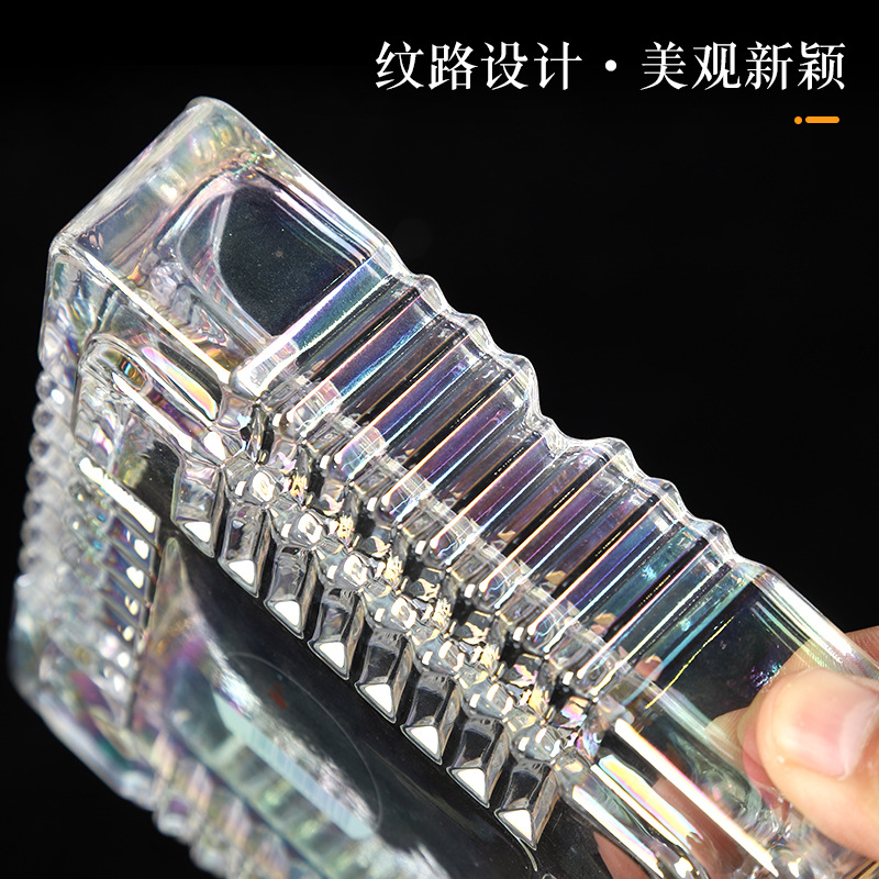 Ashtray Misty Ashtray Creative Personal Household Bedside Living Room Bar Large Crystal Ashtray