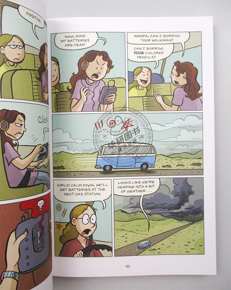 sisters 姐妹 英文原版smile微笑续集 全彩插画 英文儿童漫画小说