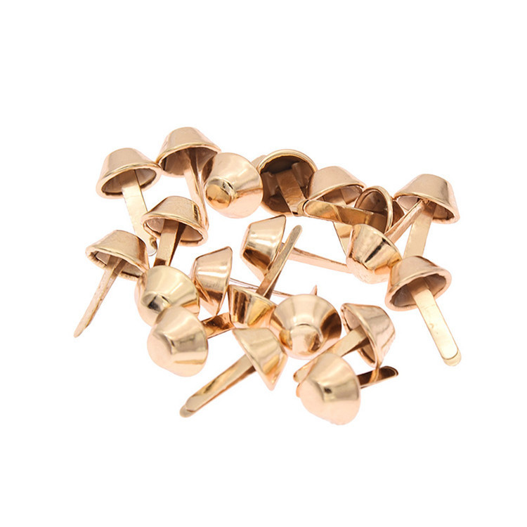 现货分脚钉装饰两脚钉泡泡钉水桶钉箱包金属配件 双脚钉