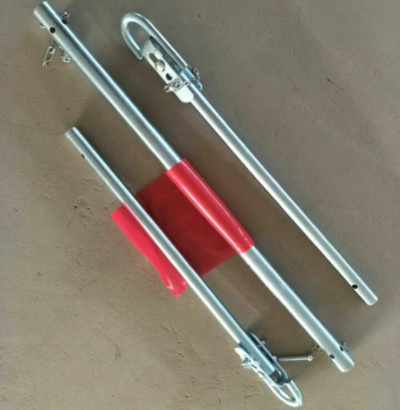 2吨缓冲式汽车牵引拖车杆3吨硬托车杠反光拖杠防追尾汽车拖杆