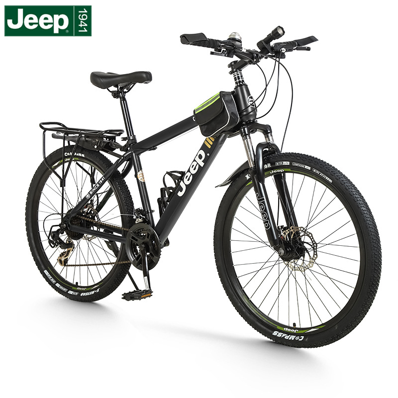 jeep吉普自行车成人越野山地车男女学生通用单车碟刹变速赛车跑车