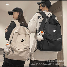 一件代发男女尼龙双肩包时尚潮牌简约韩版旅行背包初高中学生书包