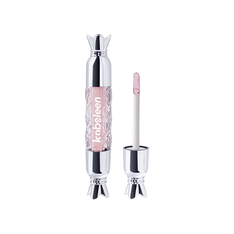 Kobeleen Refracting Sweet Ripple Lip Gloss Moisturizing Moisturizing Water Light Mirror Thin and Glittering Glass Lip Niche Transparent Lip Gloss