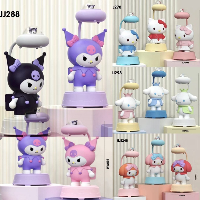 Foreign Trade Sanrio Space Capsule Clow M Table Lamp Led Cartoon Desktop Charging Doll Ornaments Children Small Night Lamp