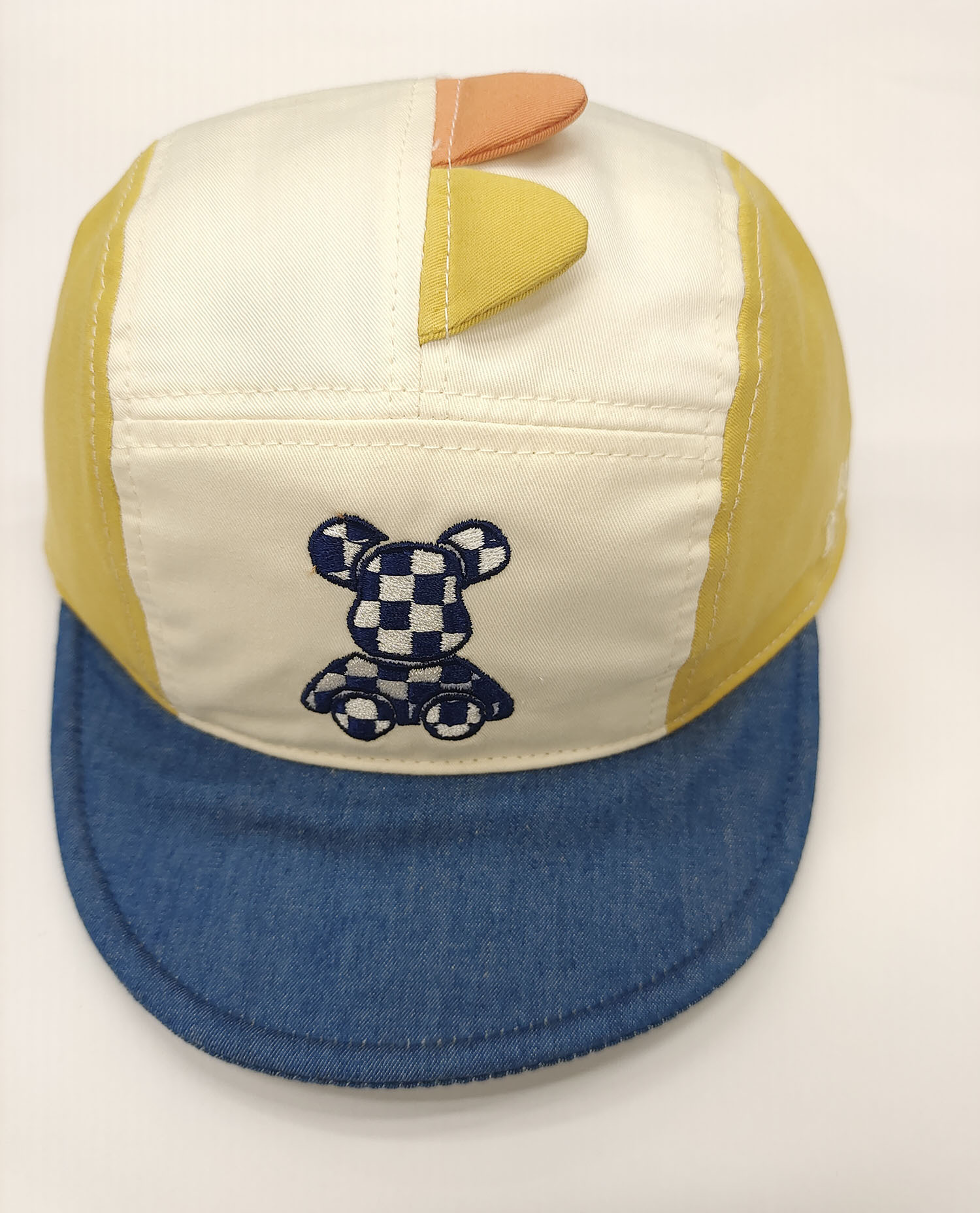 Children's Hat with Tongue Cap Peaked Cap Dudula Spring Block Bear with Tongue Cap