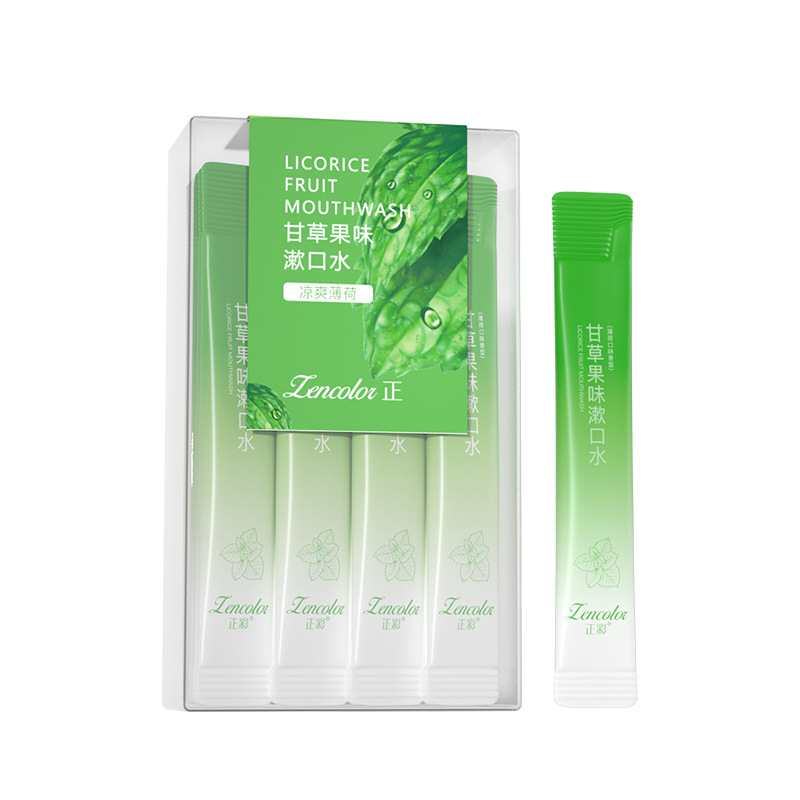 Portable Mouthwash Fresh Breath Anti-Bad Breath Disposable Portable Oral Care Probiotics Mouthwash Wholesale