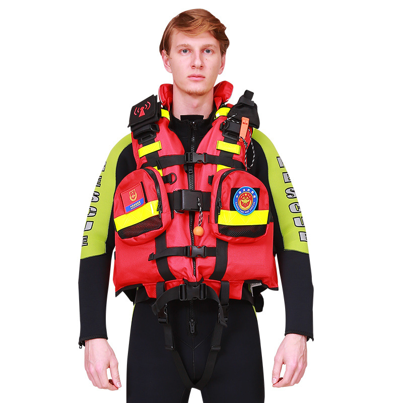 激流救生衣干湿式服头盔靴子手套割绳刀牛尾绳抛绳包水域救援装备