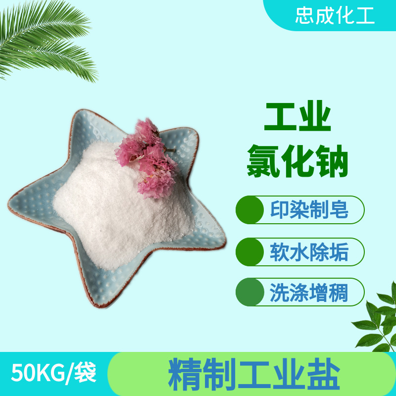 粉末细盐99%四川久大井盐软水剂融雪剂精制工业盐