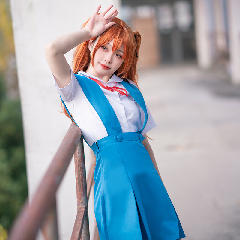 eva新世纪福音战士 明日香 绫波丽cos服校服动漫cosplay女制服
