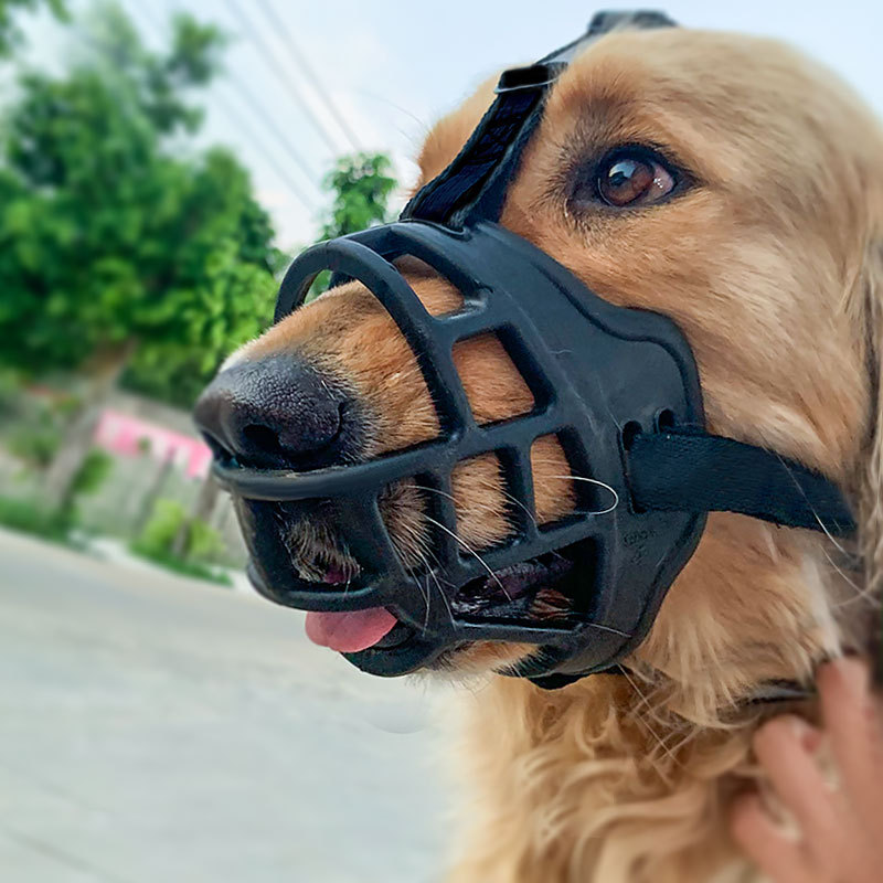 狗狗嘴套防咬防叫防乱吃狗套防狗叫止吠器金毛狗嘴罩大型犬狗口罩