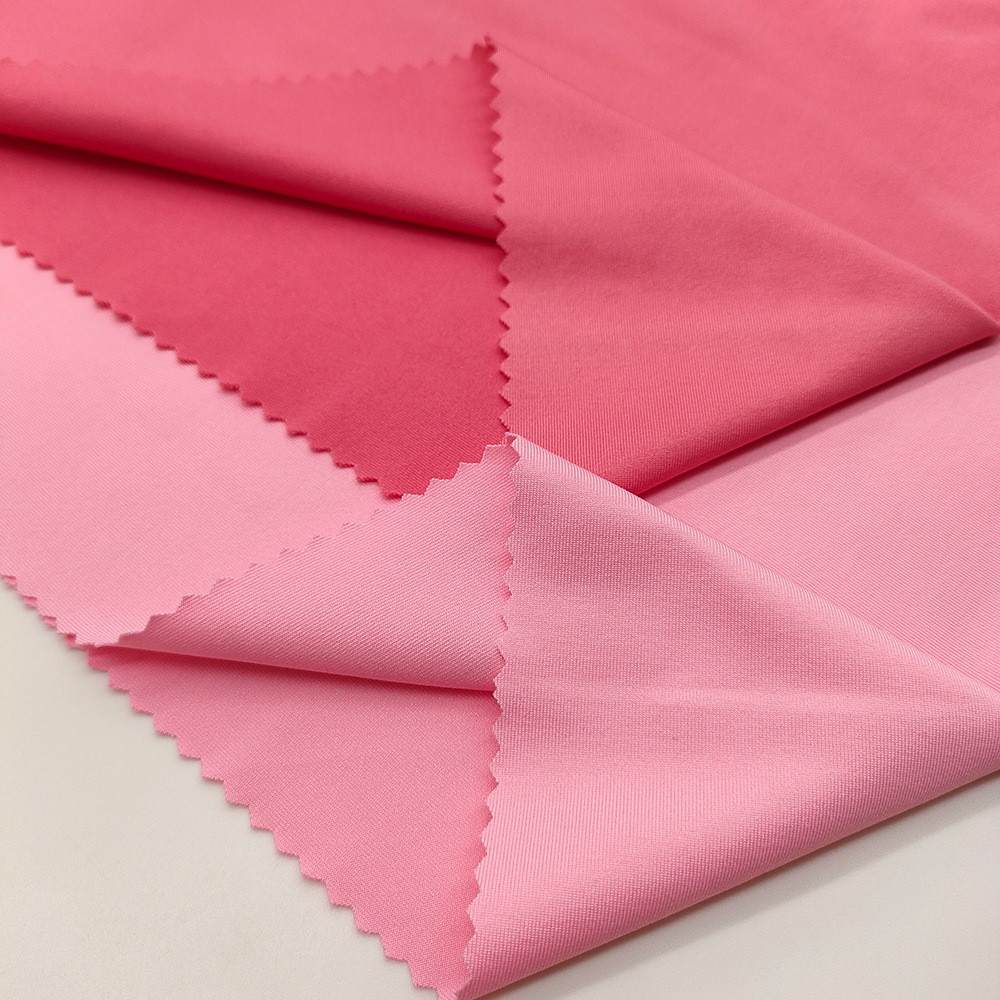 230克加厚牛奶丝拉架春秋四面弹瑜伽面料涤氨弹力运动t恤针织布料