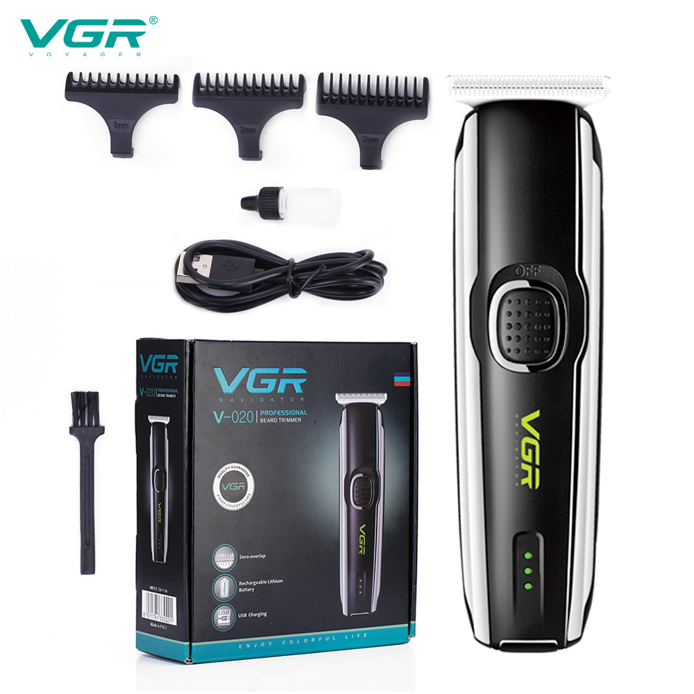 VGR新款理发器电推剪0刀头推子充电式电动hair clipper跨境V-020