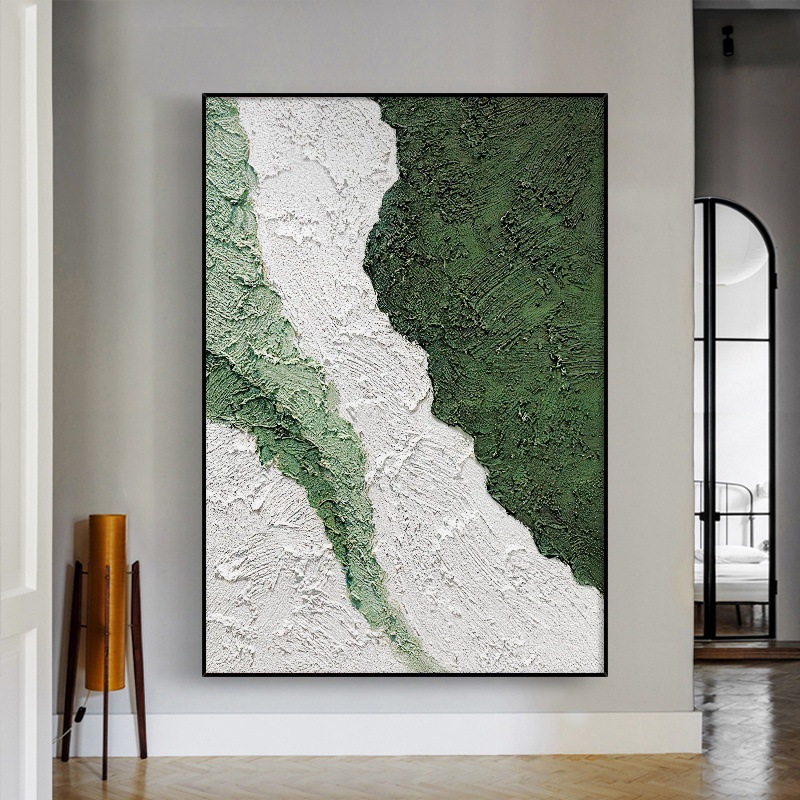 纯手绘油画肌理客厅装饰画背景墙壁画餐厅玄关落地画抽象大幅挂画