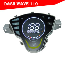 出口马来西亚缅甸适用DASH WAVE110电子表大踏板改装数字仪表总成