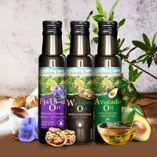 爷爷的农场核桃油牛油果油亚麻籽油热食冷食两用油宝宝营养食用油