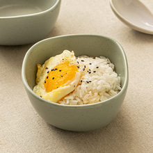 米饭碗日式陶瓷吃饭的碗小碗高颜值简约甜品碗粥碗家用碗 微瑕疵