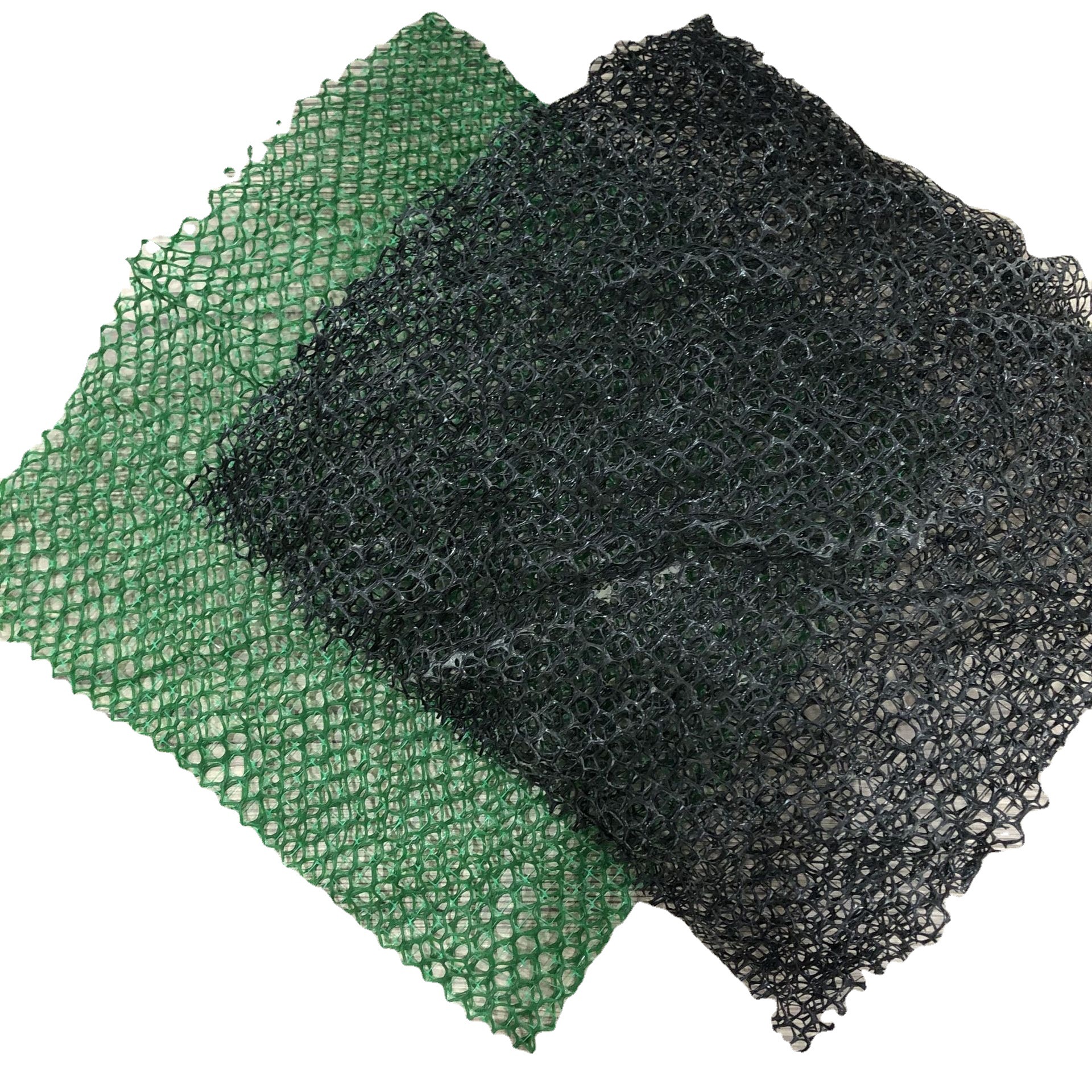 黑色绿色三维植被网非标厂家现货植草护坡喷薄固土两层三层四层