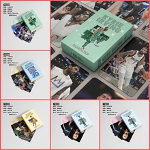 NBA球星镭射小卡 1盒50张 詹姆斯库里科比杜兰特镭射LOMO卡闪卡