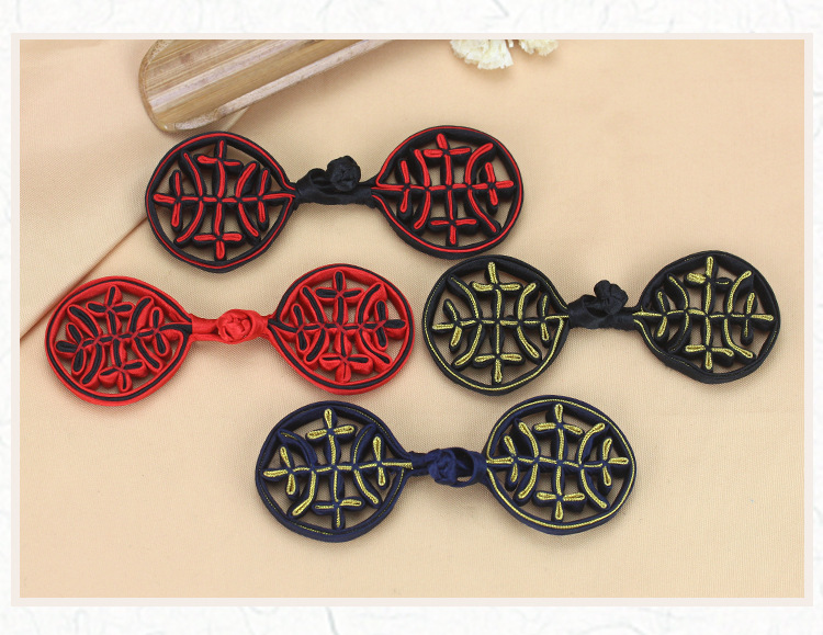 盘扣扣子中式寿字扣旗袍唐装圆形花扣民族女复古辅料纽扣配件