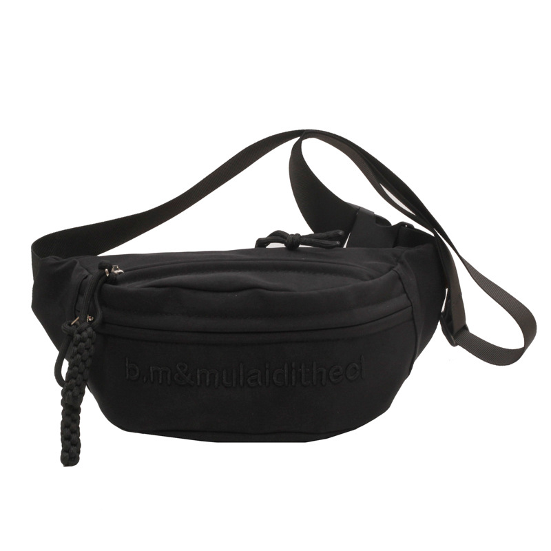 2024 New Chest Bag Men's and Women's Ins Fashion Messenger Bag Fashionable Simple All-Match Sports Waist Bag Student Embroidered Shoulder Bag women bag