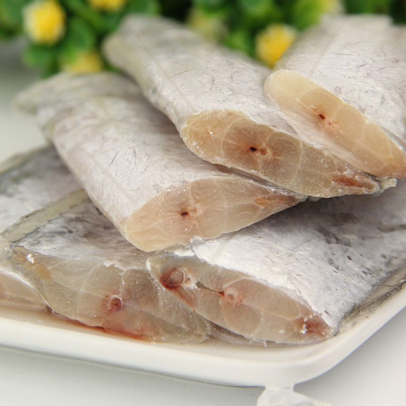 整箱批发国产新鲜深海舟山小眼带鱼礼盒装冷冻刀鱼中段简装海鲜批