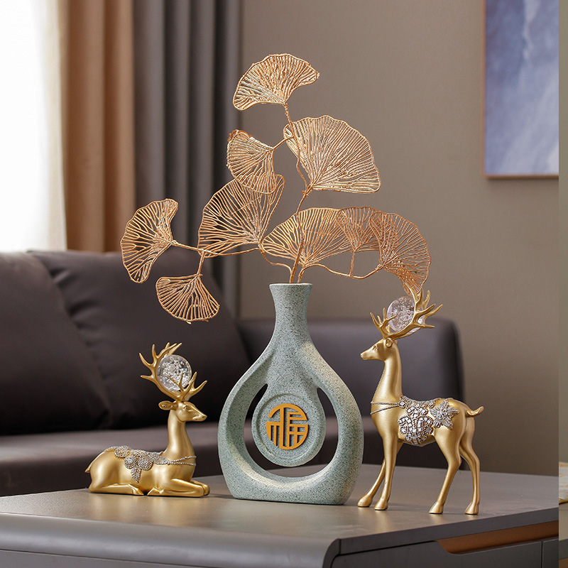 电视柜摆件如意