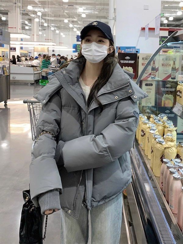 Milk Fufu down Jacket Female 2023 New Winter Clothes High-Grade Fried Street Hooded Work Clothes Thickened Fashion Coat This Year