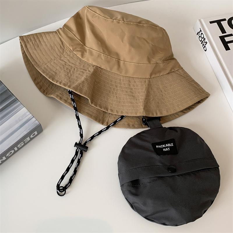 New Outdoor Climbing Hat Men's and Women's Summer Fishing Sun Protection Hat Sun Hat Foldable Storage Bucket Hat