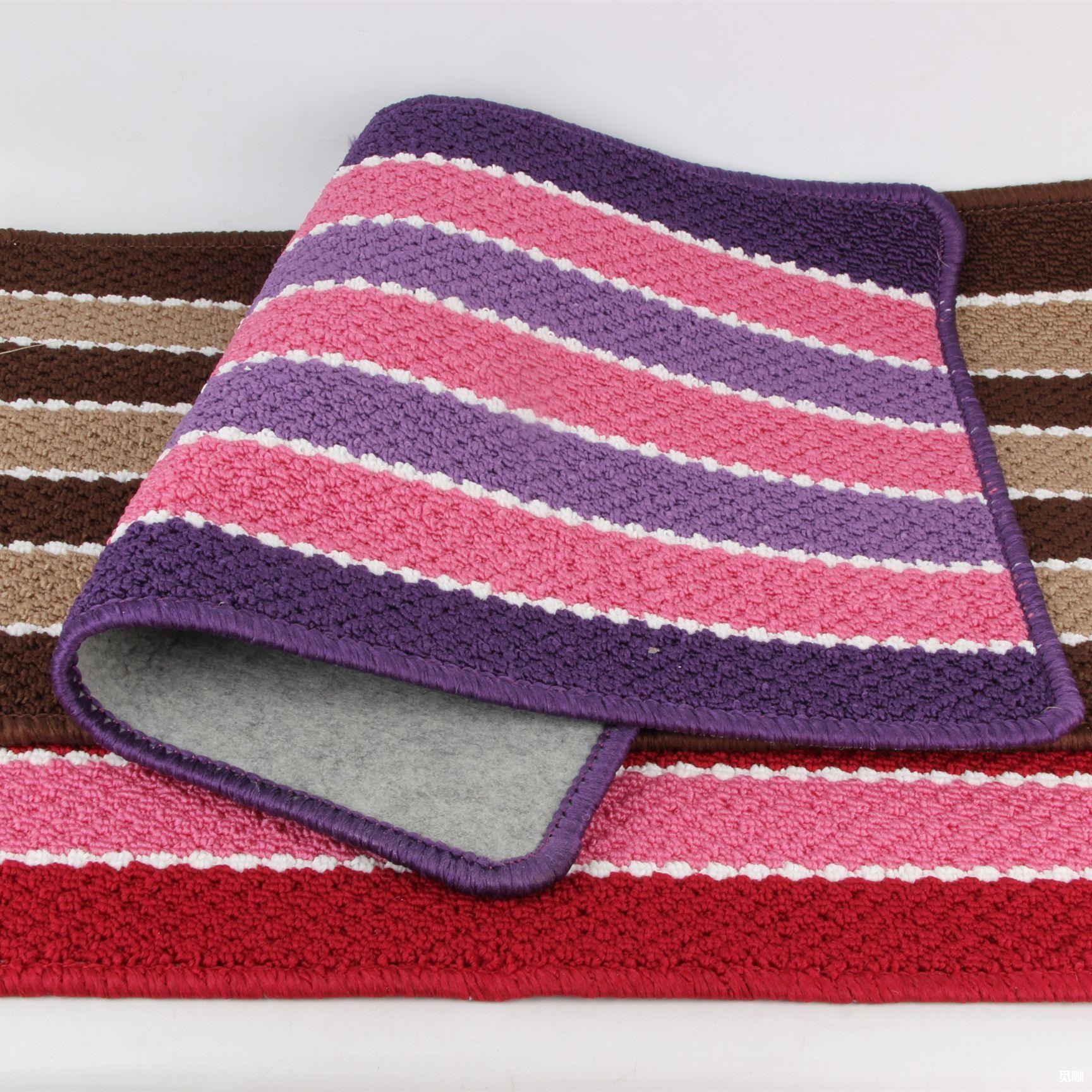 彩条地垫 加厚门口地毯 10元店9元9地摊模式日用百货批发 日用