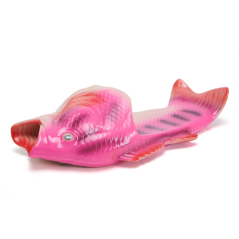 现货女士鱼拖鞋女2022搞怪创意时尚咸鱼一字拖居家室外奇葩凉拖鞋