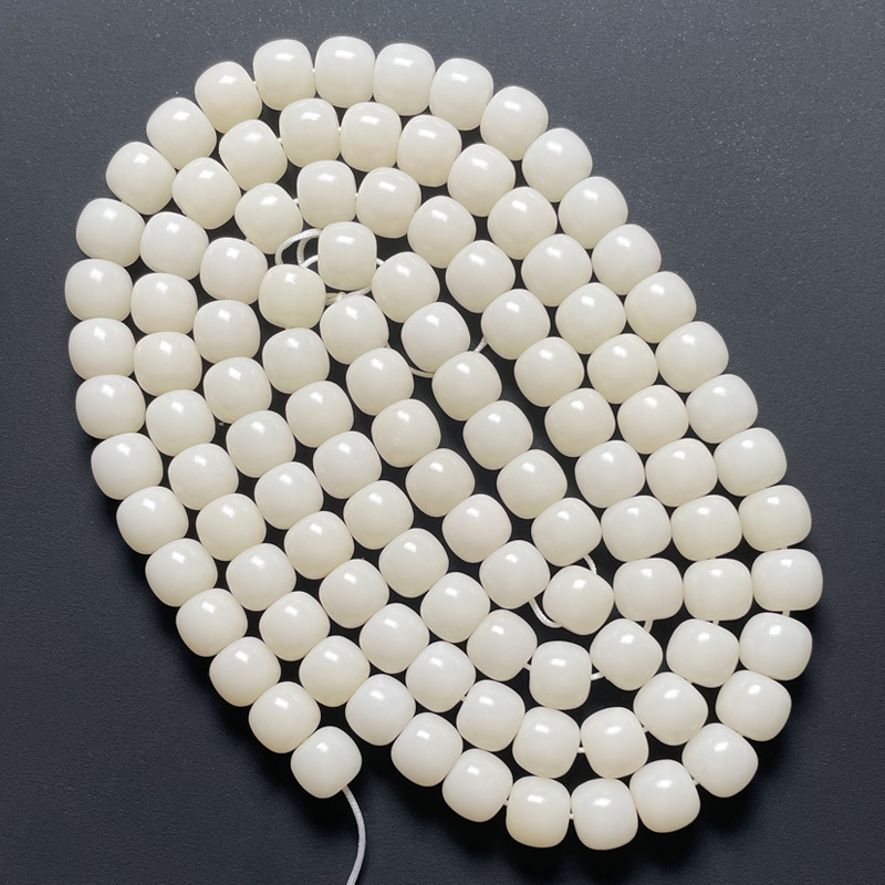 Bodhi Root Manufacturer Direct Sales High Throw White Jade Bodhi Root Bodhi Root Crafts Rosary Bracelet 108 Pieces One Piece Dropshipping