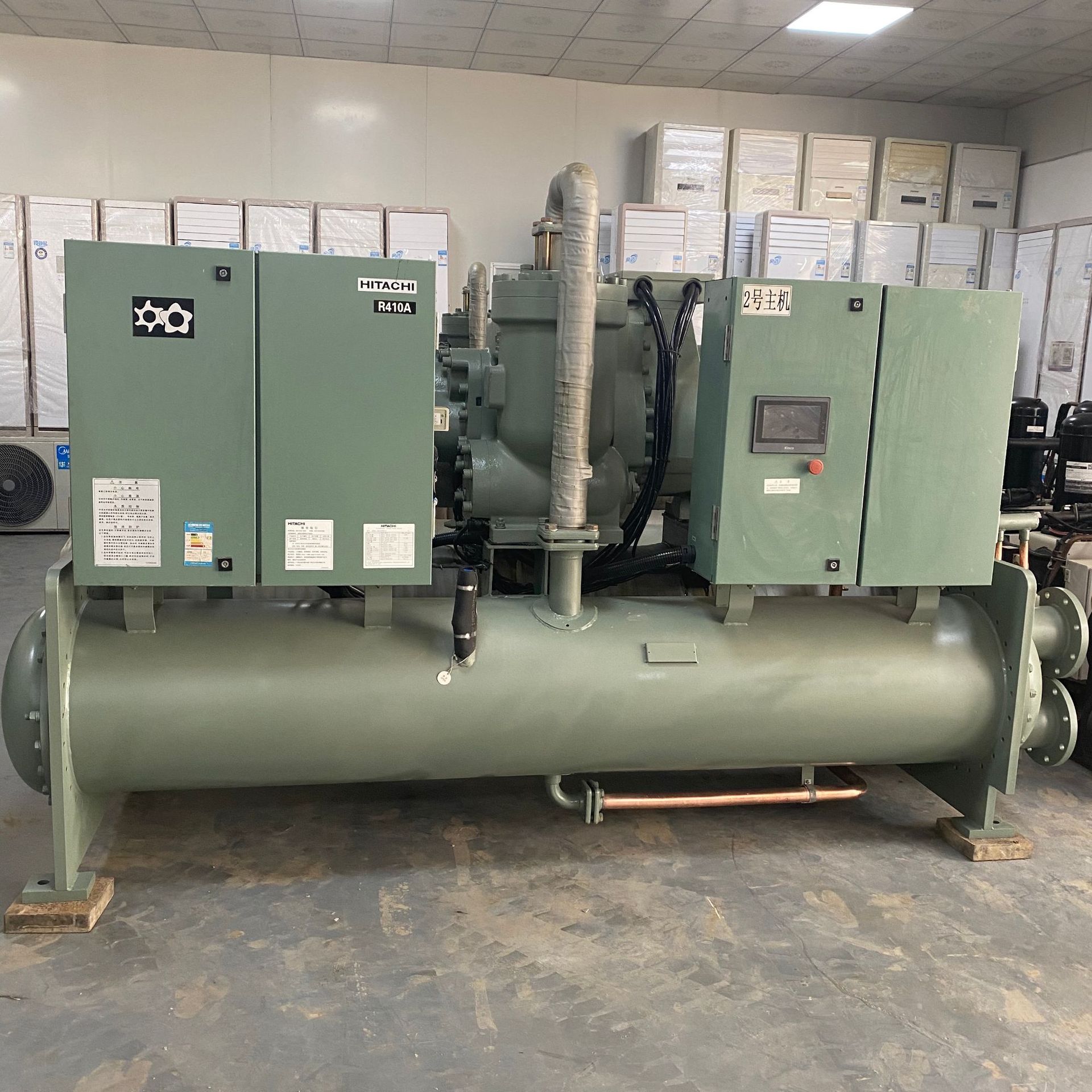 二手商用中央空调日立螺杆式冷水机组rcua220whz-e