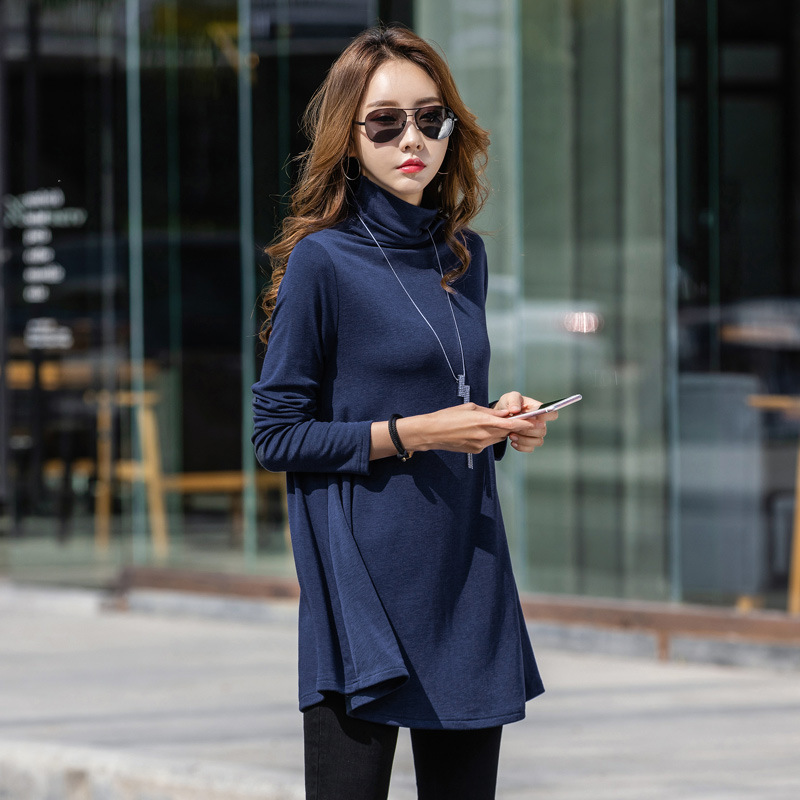 甜美打底衫中长款